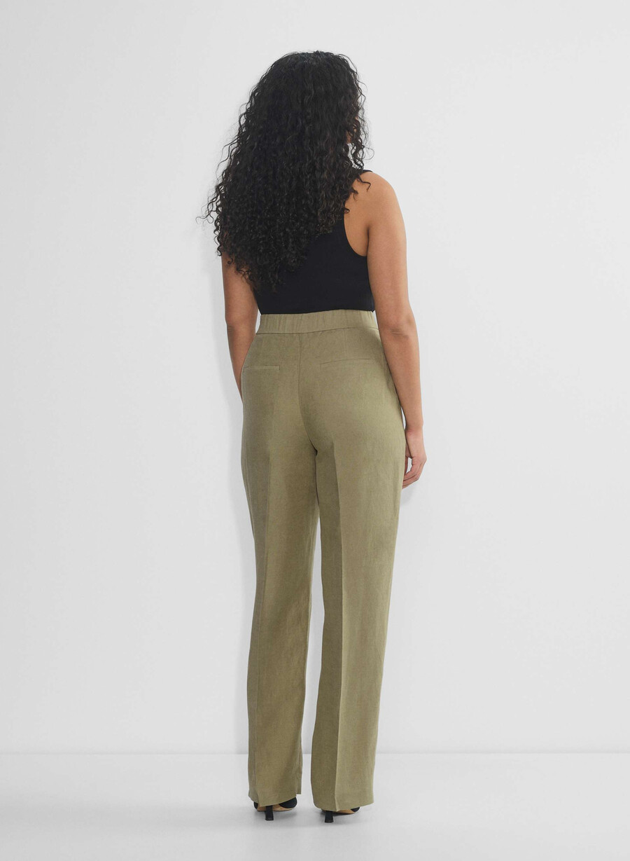 pantalonii limitless pant cu croială curbată - cruiselinen sundried olive