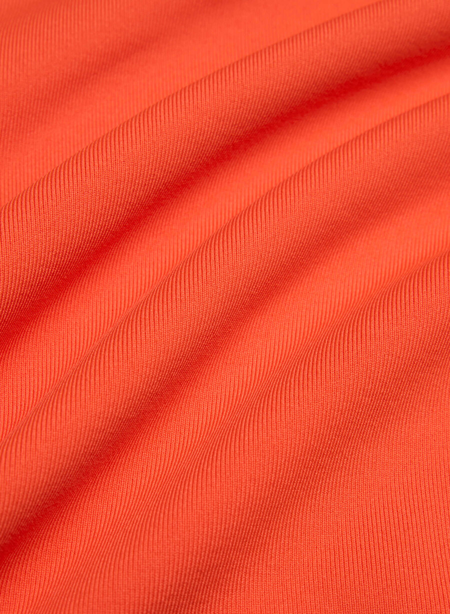 rochie segment poplin poppy red