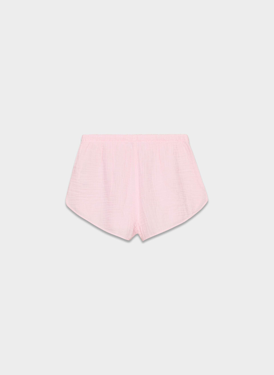 pantaloni scurți airplush cotton villa roz villa