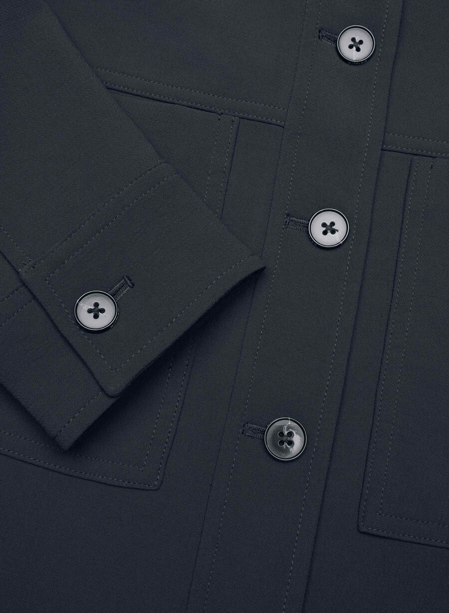 jachetă scurtă mică - crepette dark night navy