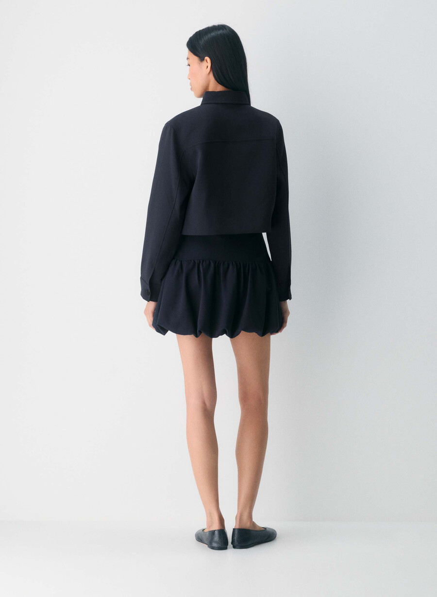 jachetă scurtă mică - crepette dark night navy