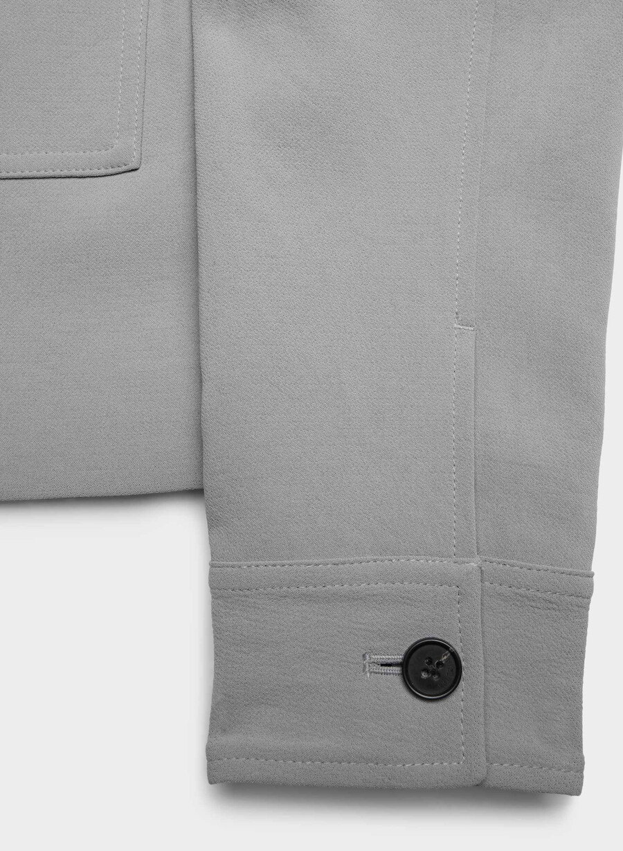 jachetă scurtă mică - crepette riverstone grey
