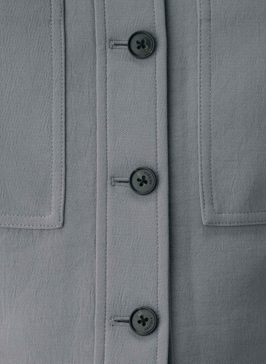 jachetă scurtă mică - crepette riverstone grey