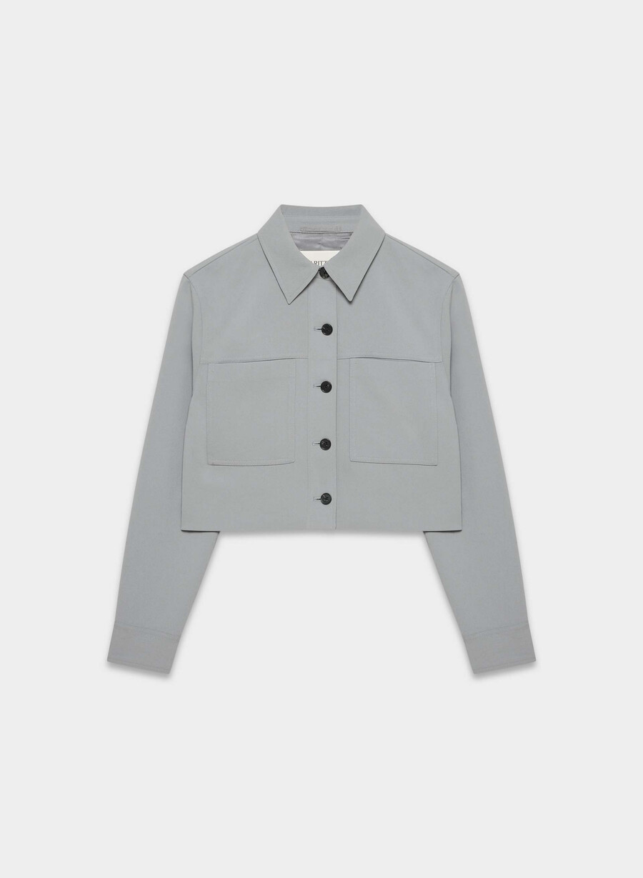 jachetă scurtă mică - crepette riverstone grey