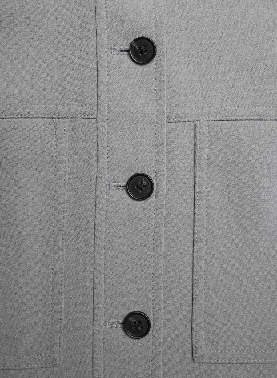 jachetă scurtă mică - crepette riverstone grey