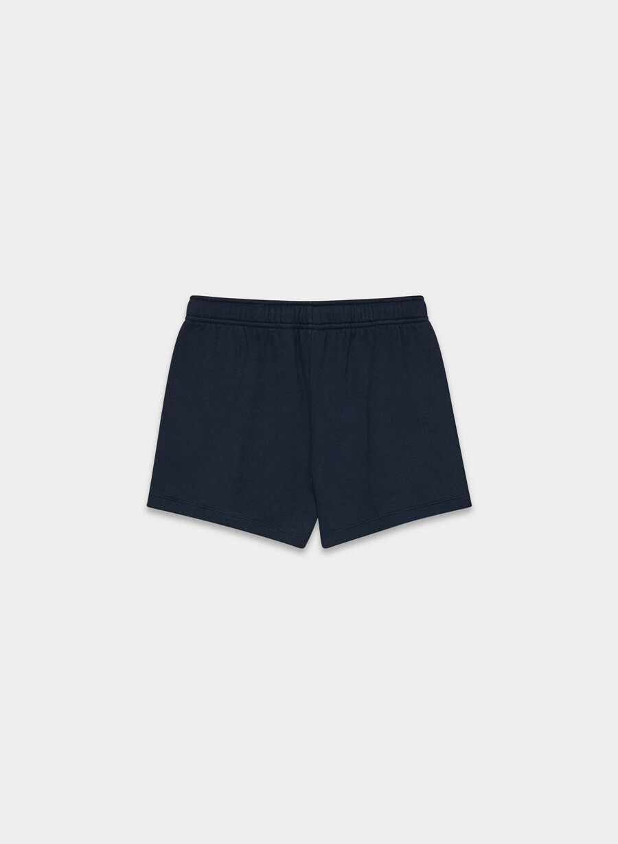 pantaloni scurți mini confortabili din fleece cu talie înaltă mega admiral