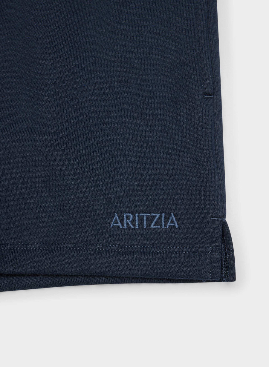 pantaloni scurți mini confortabili din fleece cu talie înaltă mega admiral