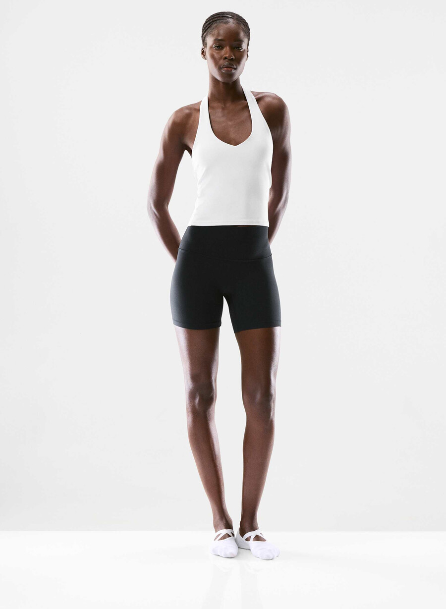 maiou sport butter prime halter alb brillant