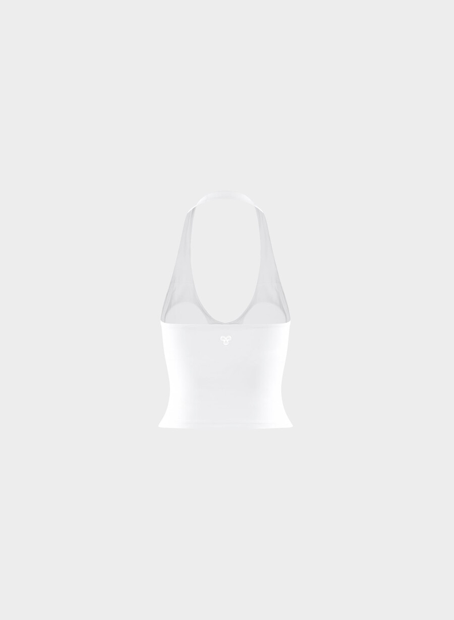 maiou sport butter prime halter alb brillant