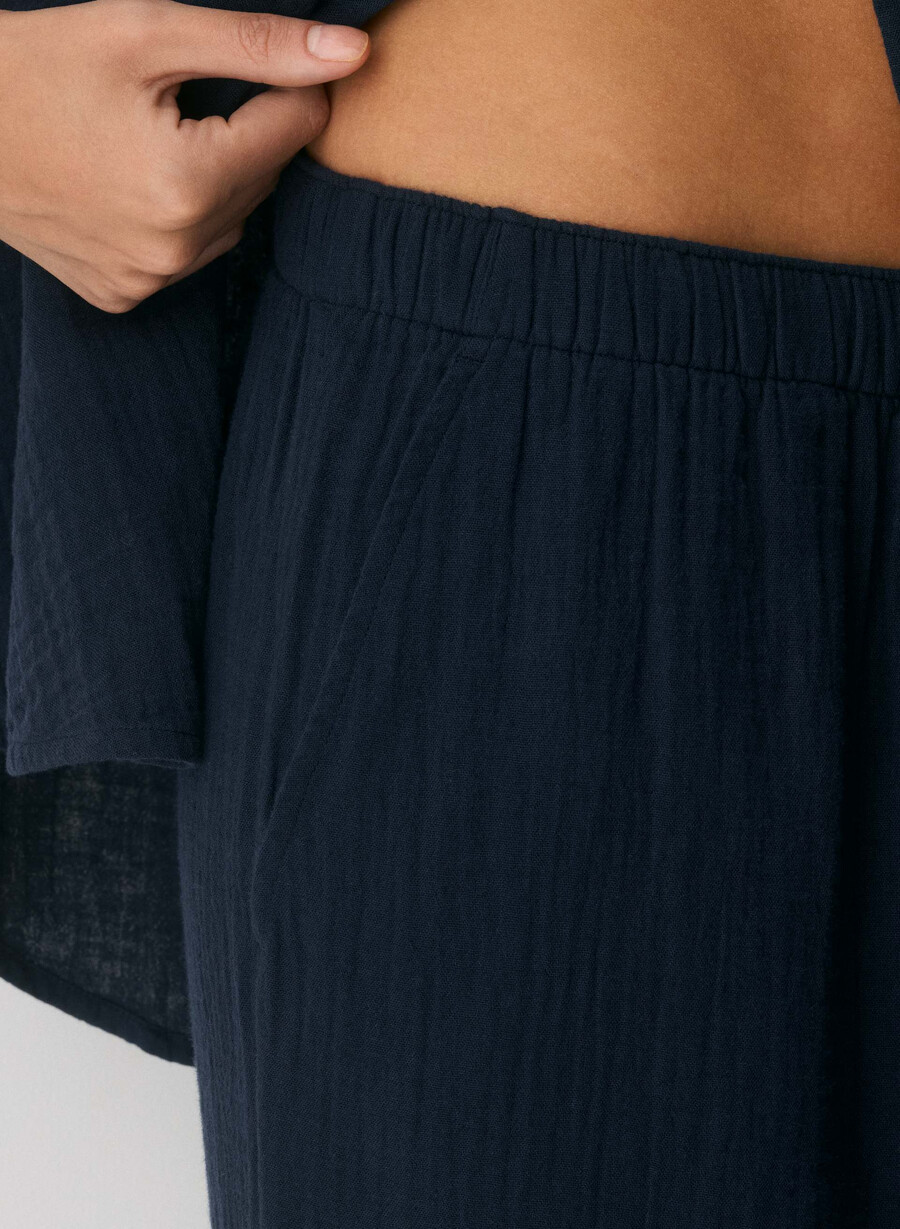 pantaloni airplush cotton sail admiral