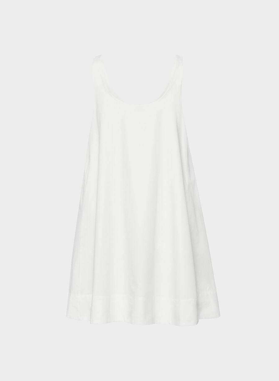 rochie conscious poplin alb brillant
