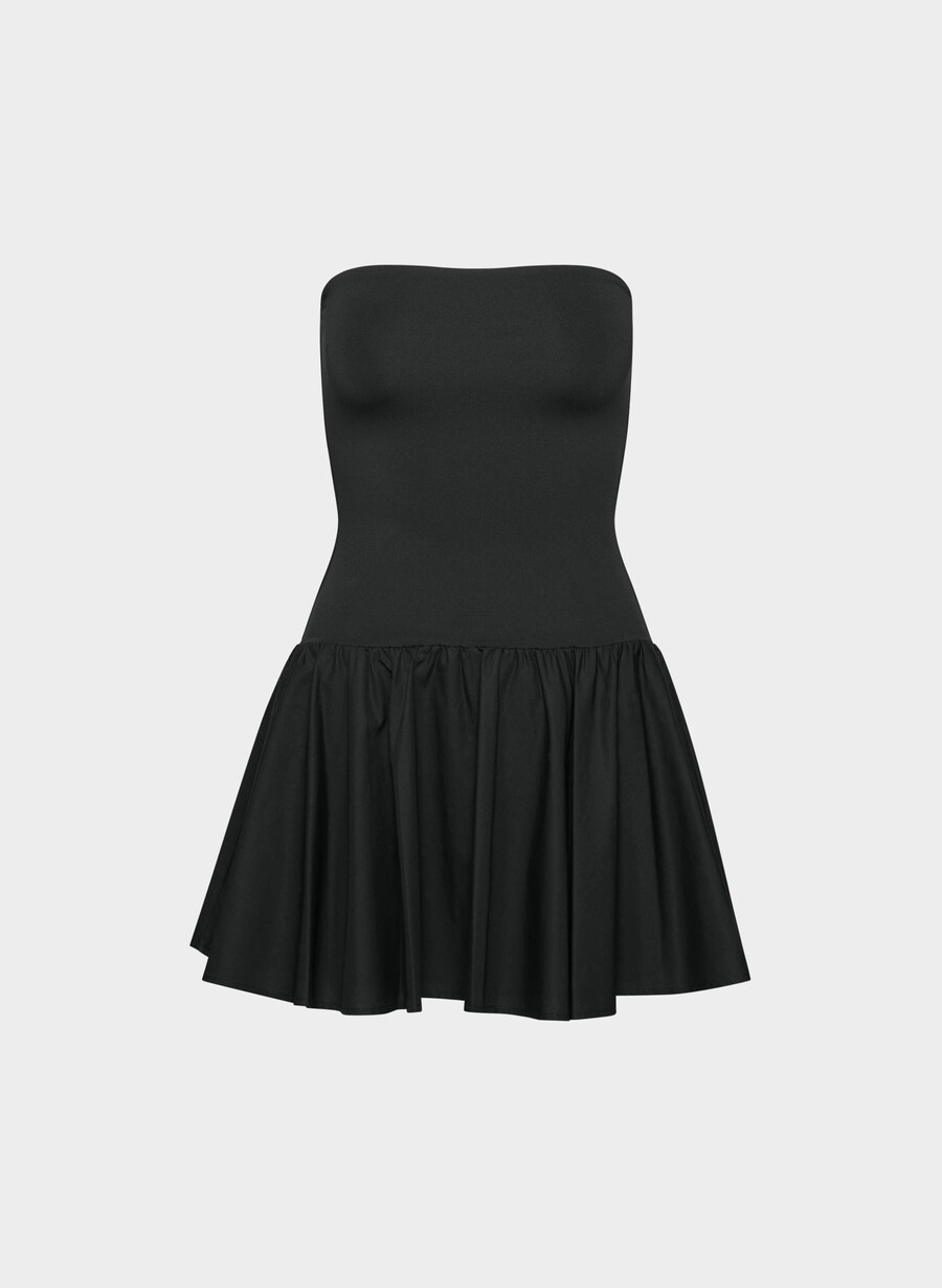 rochie private poplin negru