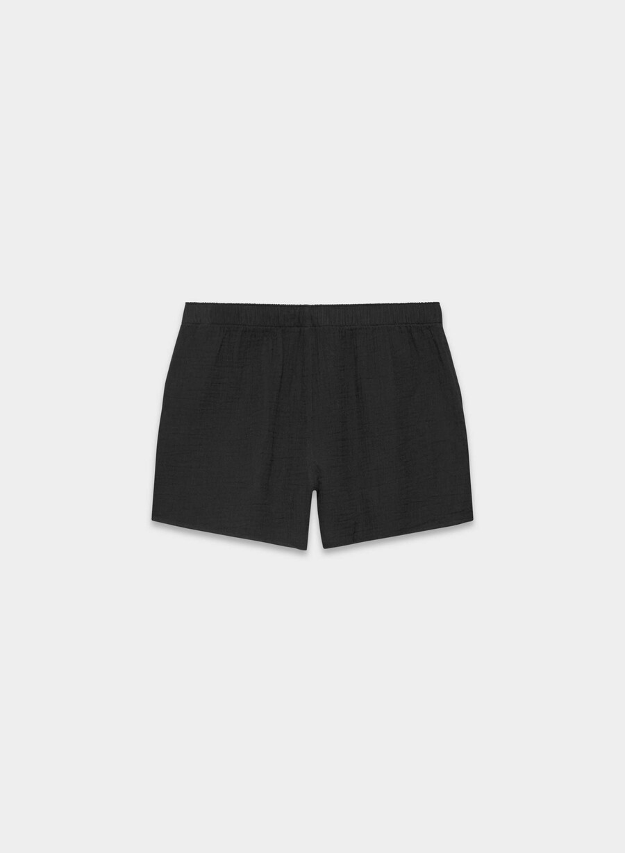 pantaloni scurți airplush cotton sail negri