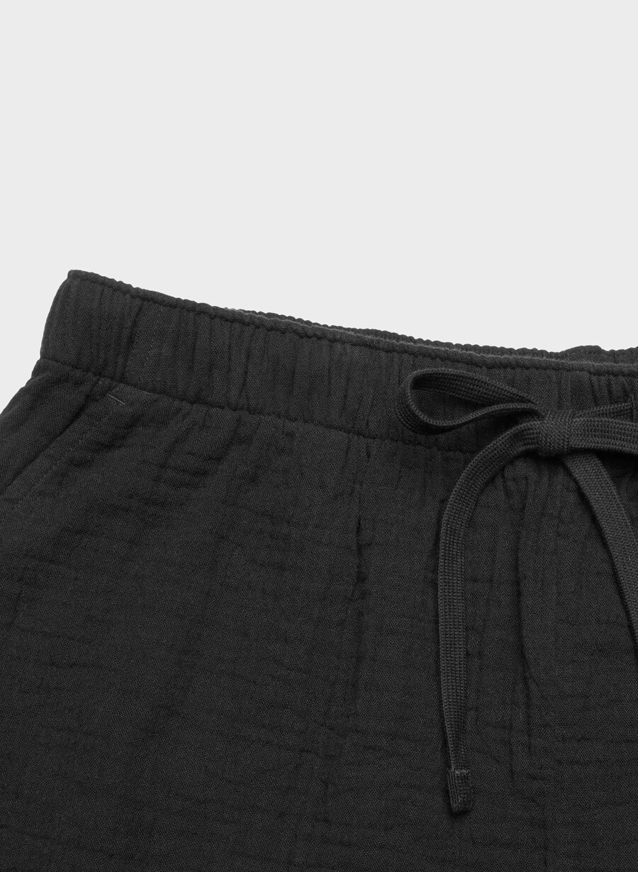 pantaloni scurți airplush cotton sail negri
