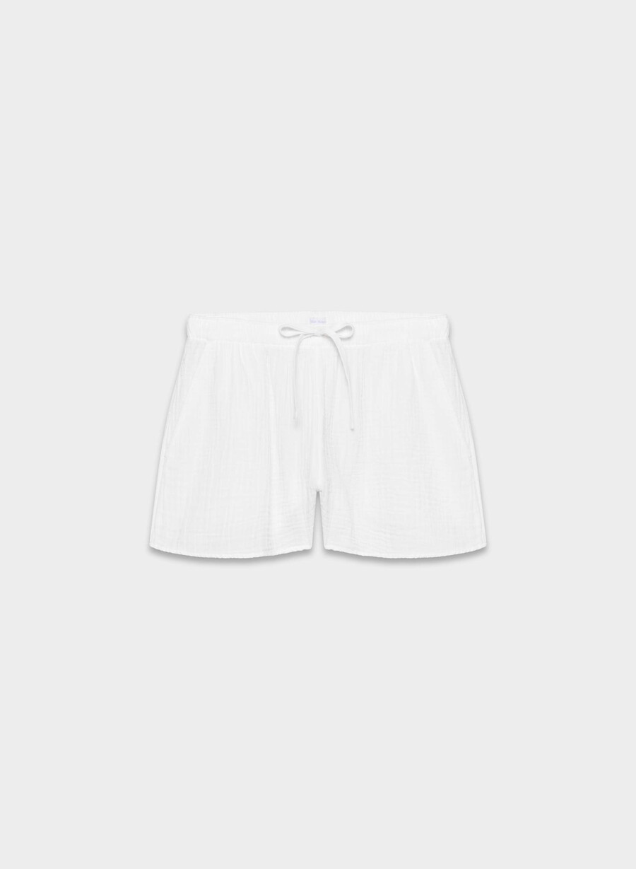 pantaloni scurți airplush cotton sail albi