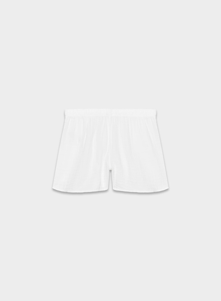 pantaloni scurți airplush cotton sail albi