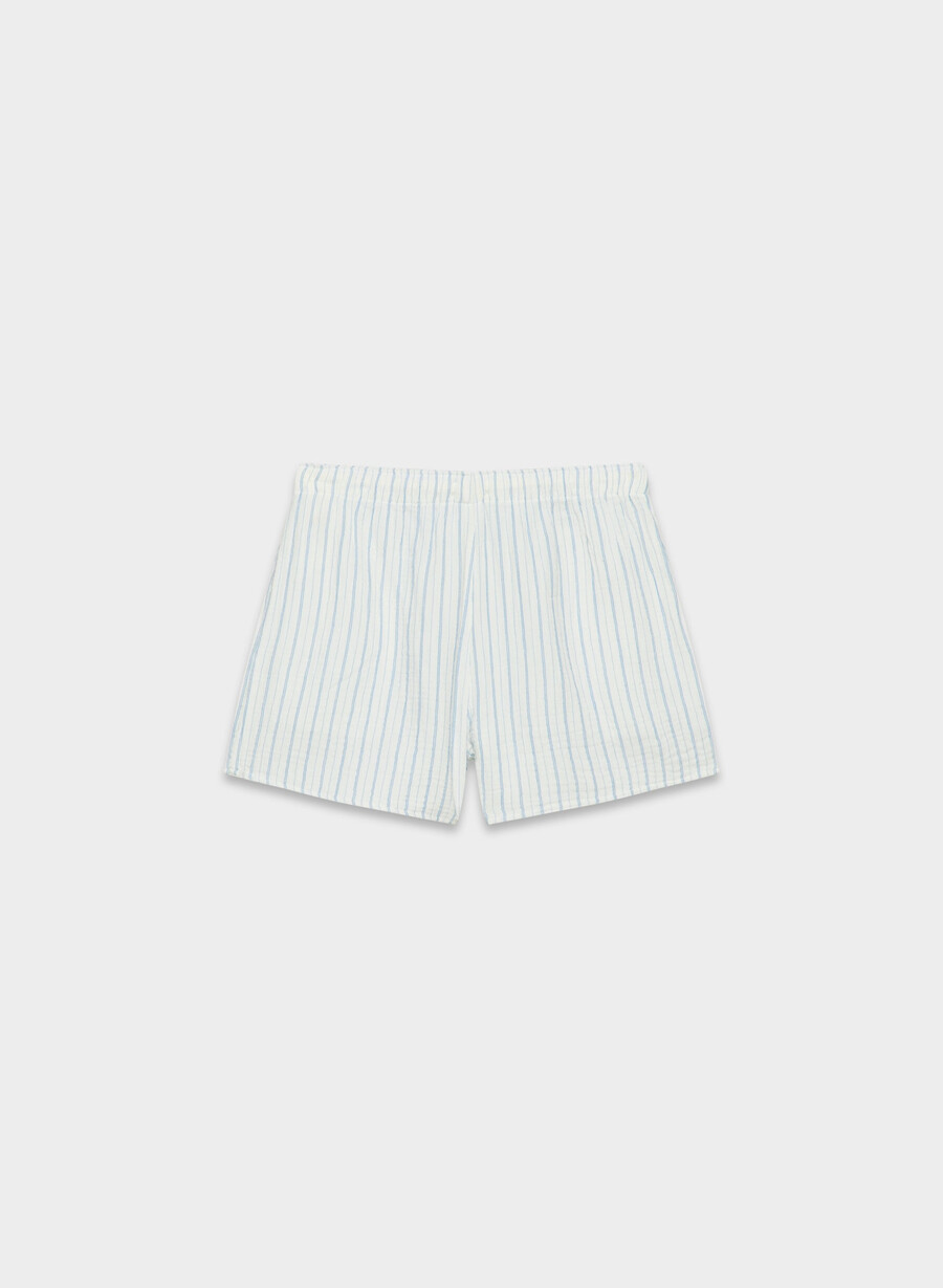 pantaloni scurți airplush cotton cu velă thea strp lt brfr b