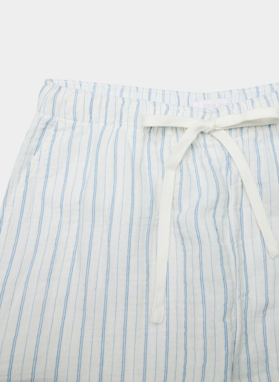 pantaloni scurți airplush cotton cu velă thea strp lt brfr b