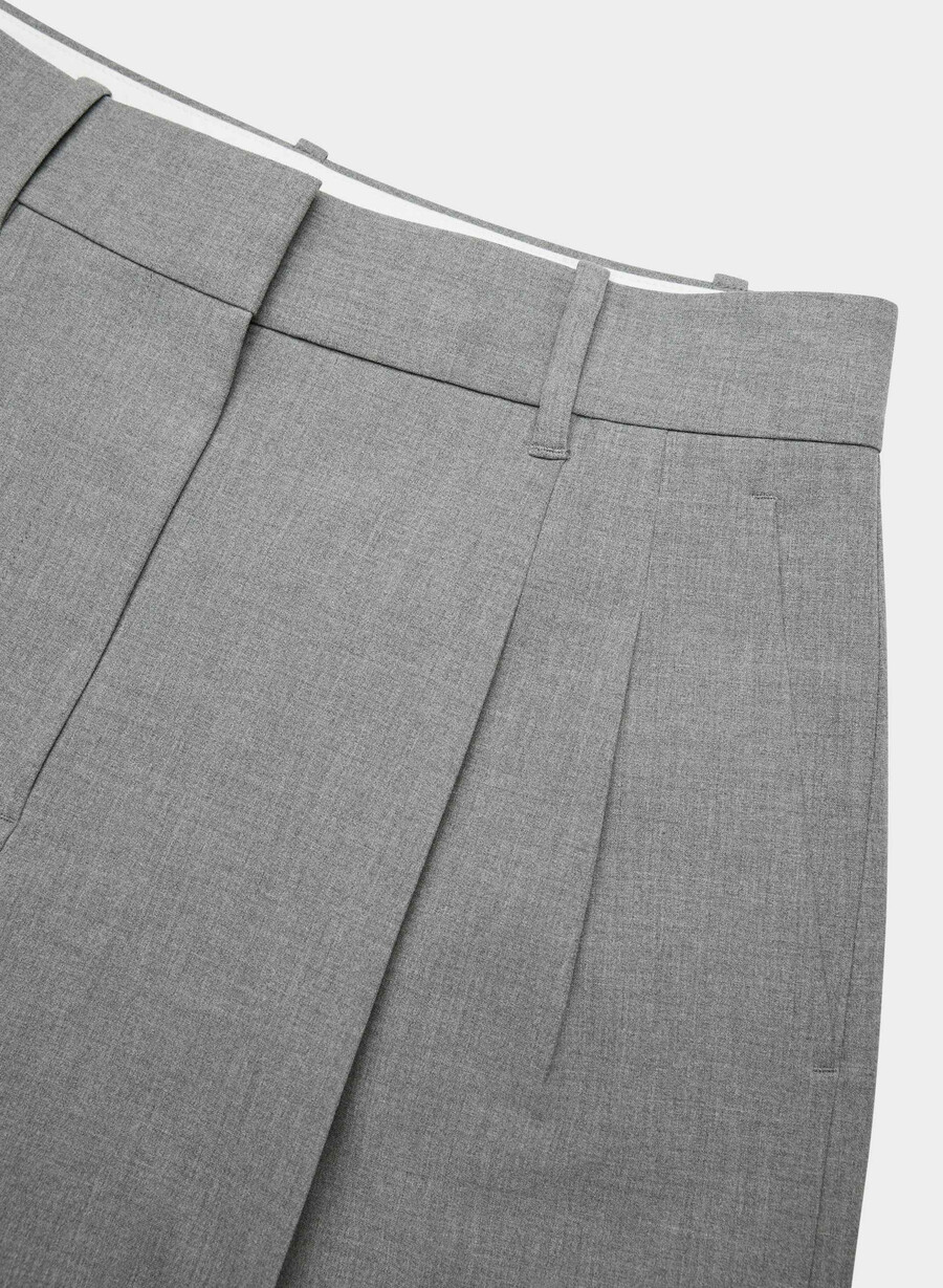 pantaloni scurți the effortless short mini - ressential light heather dark grey