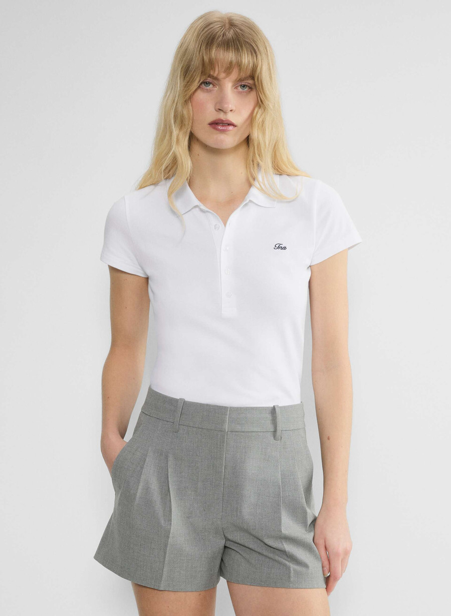 pantaloni scurți the effortless short mini - ressential light heather dark grey
