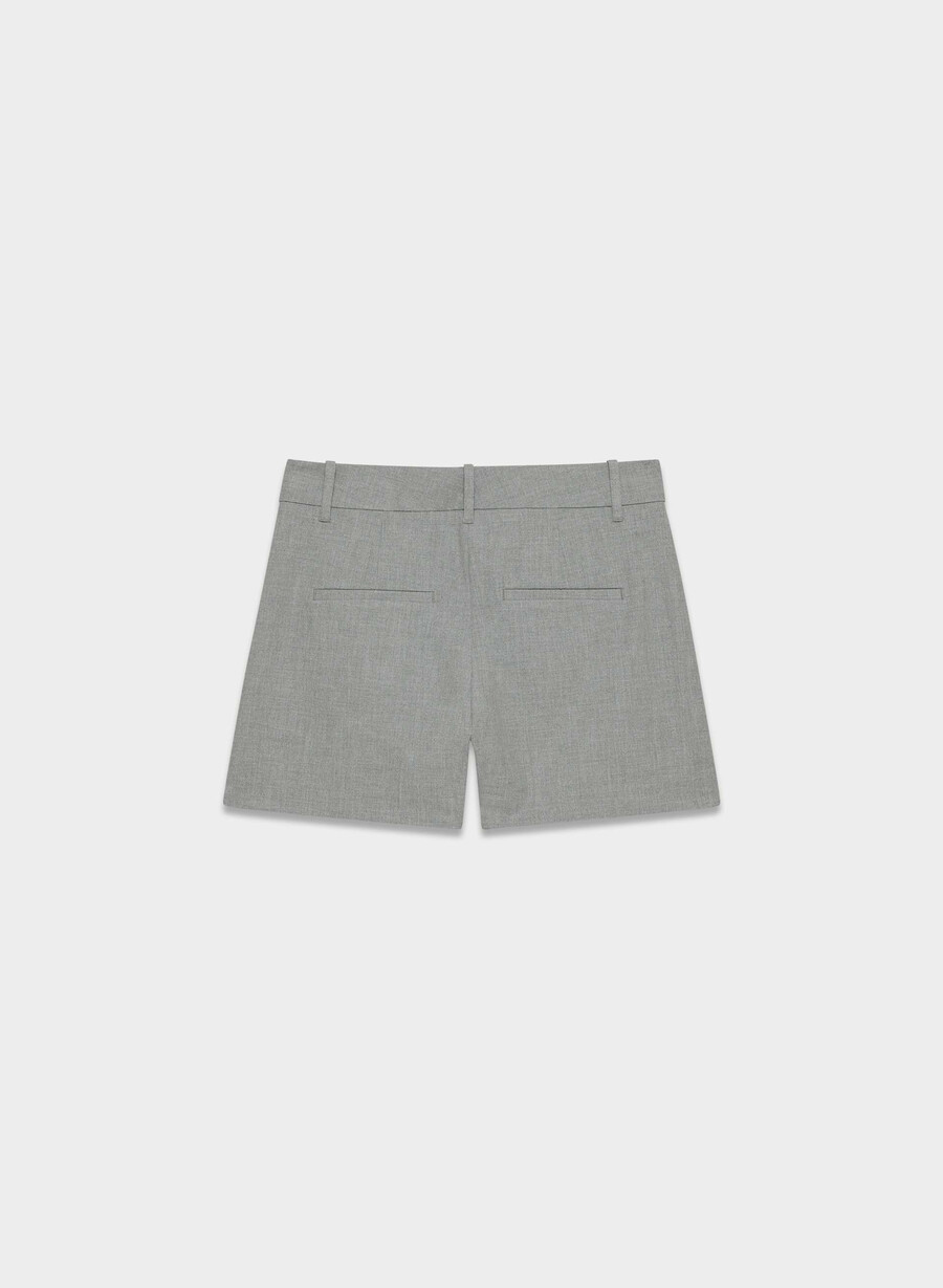 pantaloni scurți the effortless short mini - ressential light heather dark grey