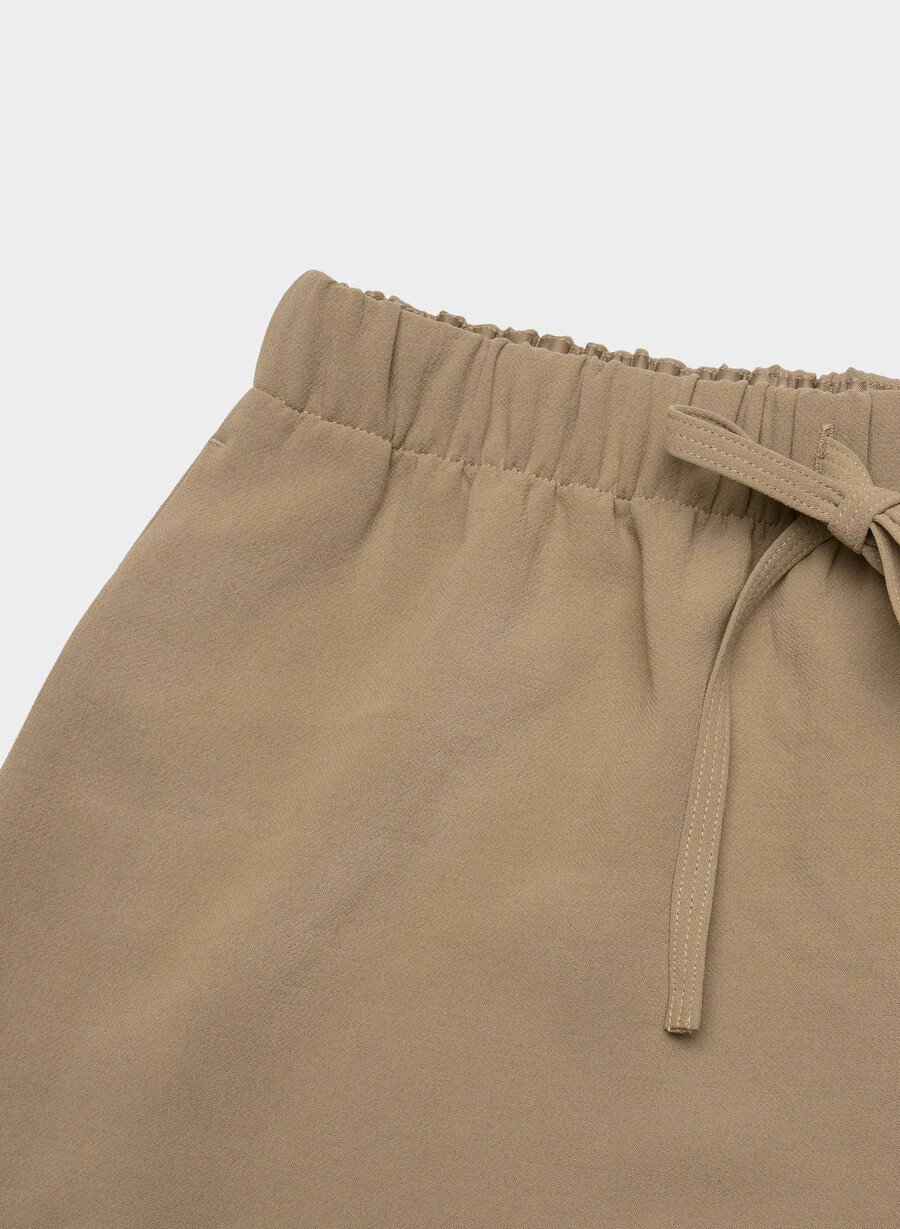 pantaloni scurți lodge short pentru coapsă medie - crepette folio maro