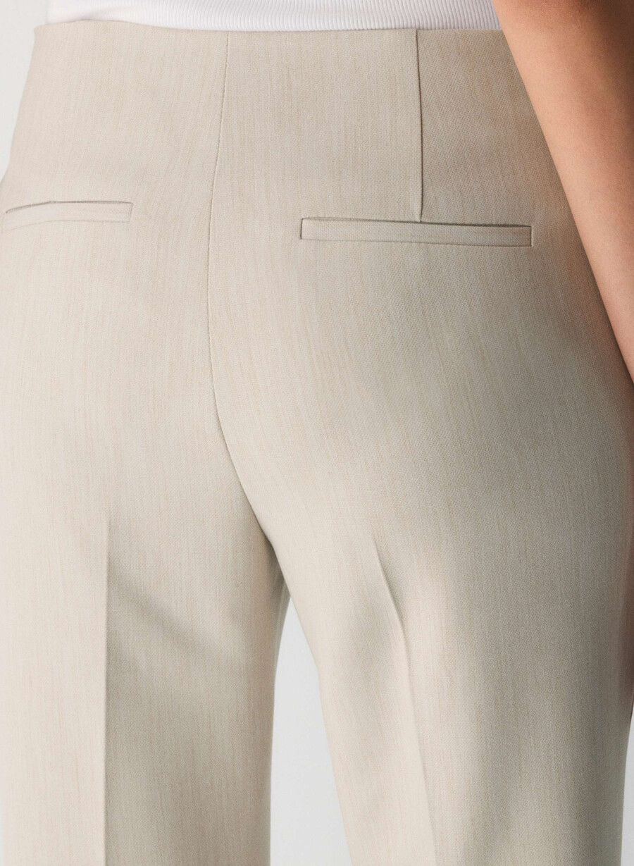 pantaloni markova - ressential heather matte pearl