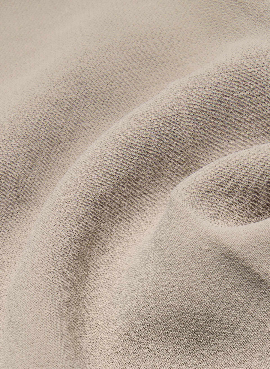 mini-rochie scurtă the limitless short cu croială curbată - crepette nomad taupe
