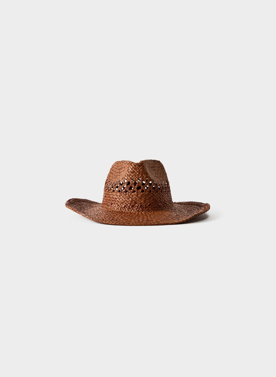 pălărie bask raffia rich camel