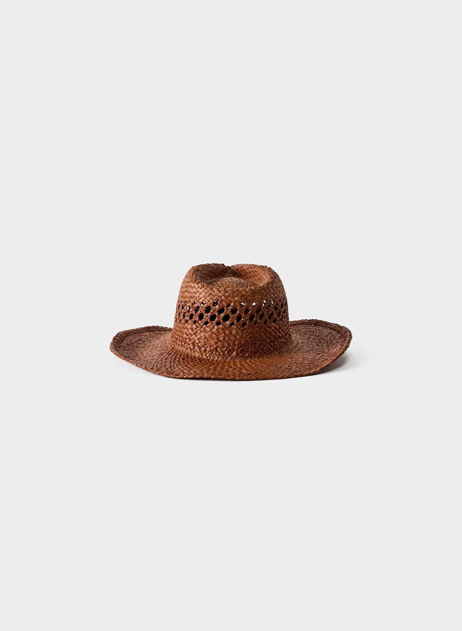 pălărie bask raffia rich camel