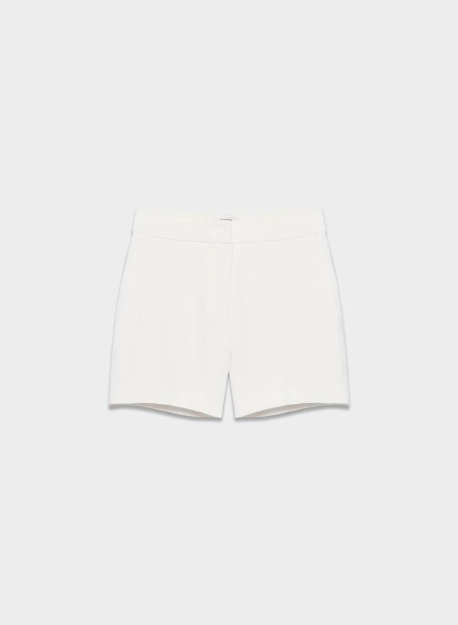 pantaloni scurți limitless short cu croială curbată până la jumătatea coapsei - crepette culoare deschisĂ de mesteacĂn
