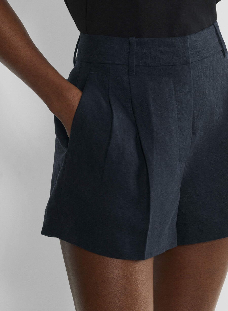 mini-rochie effortless short cu croială curbată - cruiselinen bleumarin Închis