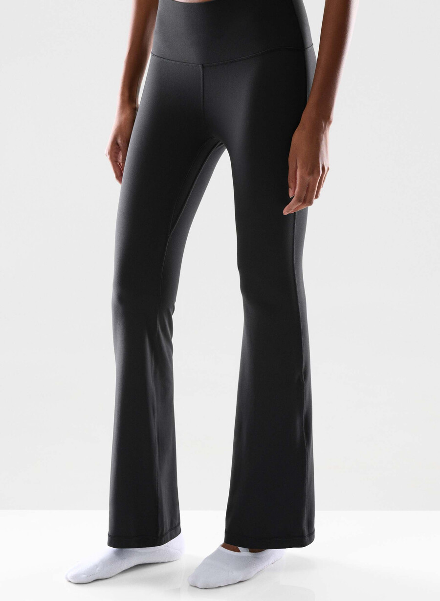 colanți butter cheeky hi-rise flare 30 negrĂȘit