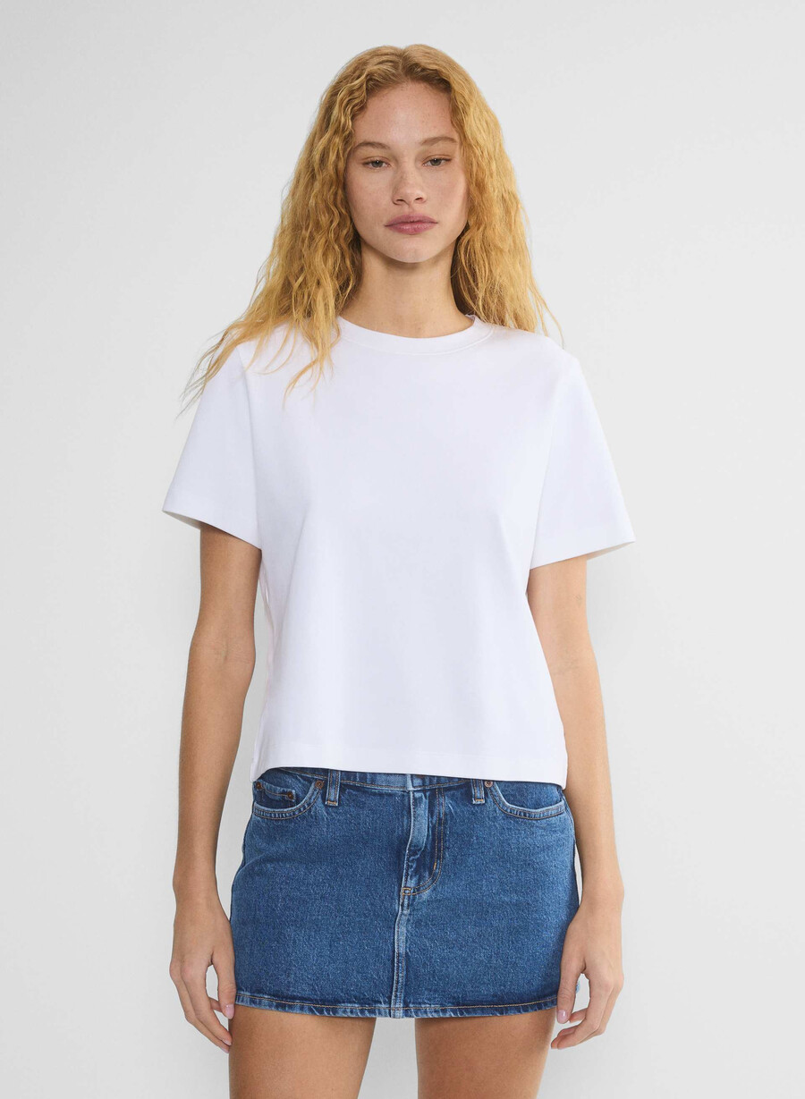 fustă denim forum alba micro denim no-stress mediu blu