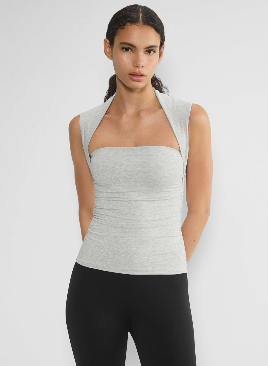 top casual contur floral heather chrome