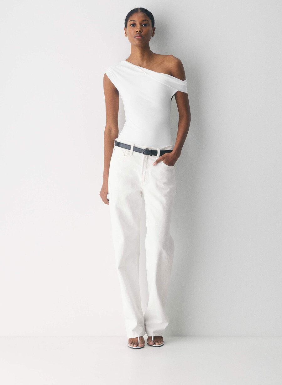top casual contur ravish alb