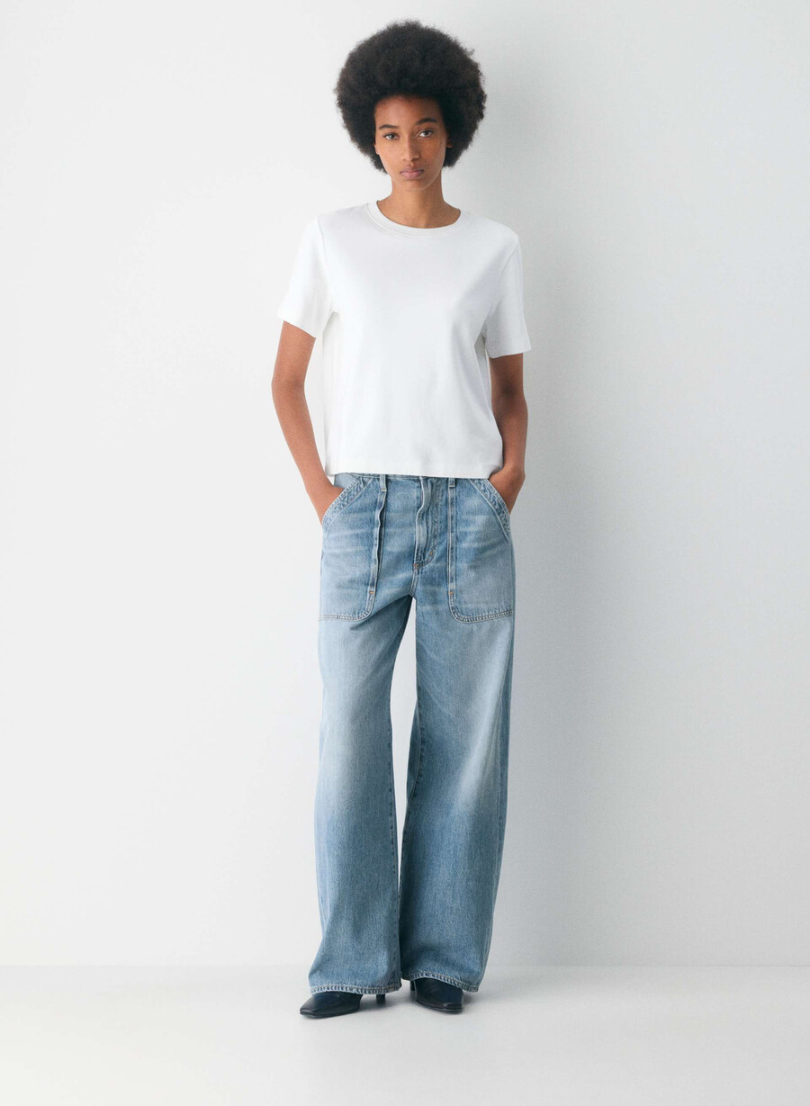 pantaloni cargo citizens of humanity ayla zenith