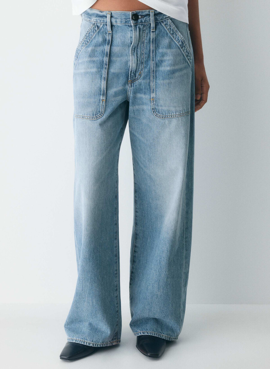 pantaloni cargo citizens of humanity ayla zenith