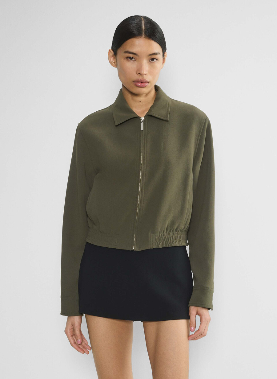 jachetă jules - crepette dark olive