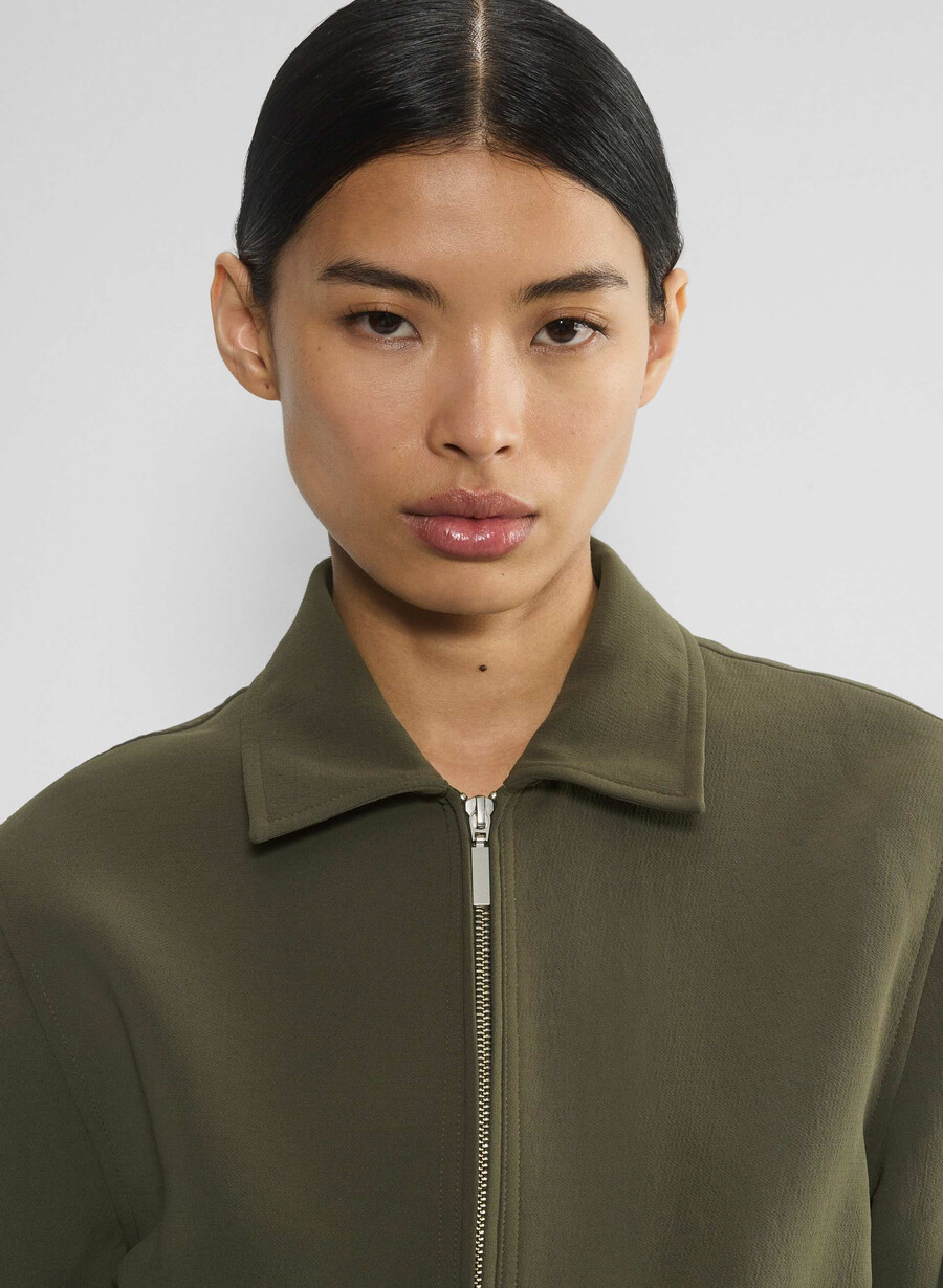 jachetă jules - crepette dark olive