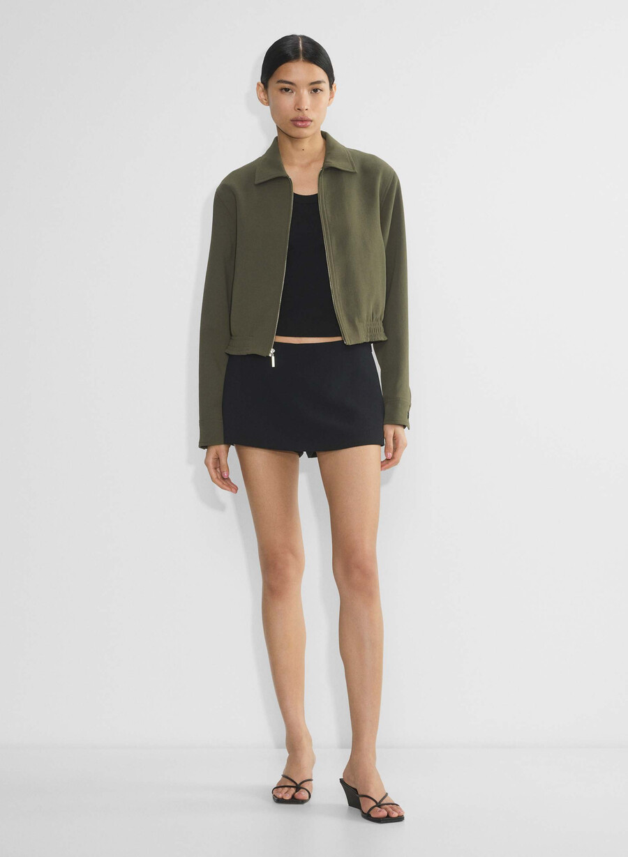 jachetă jules - crepette dark olive