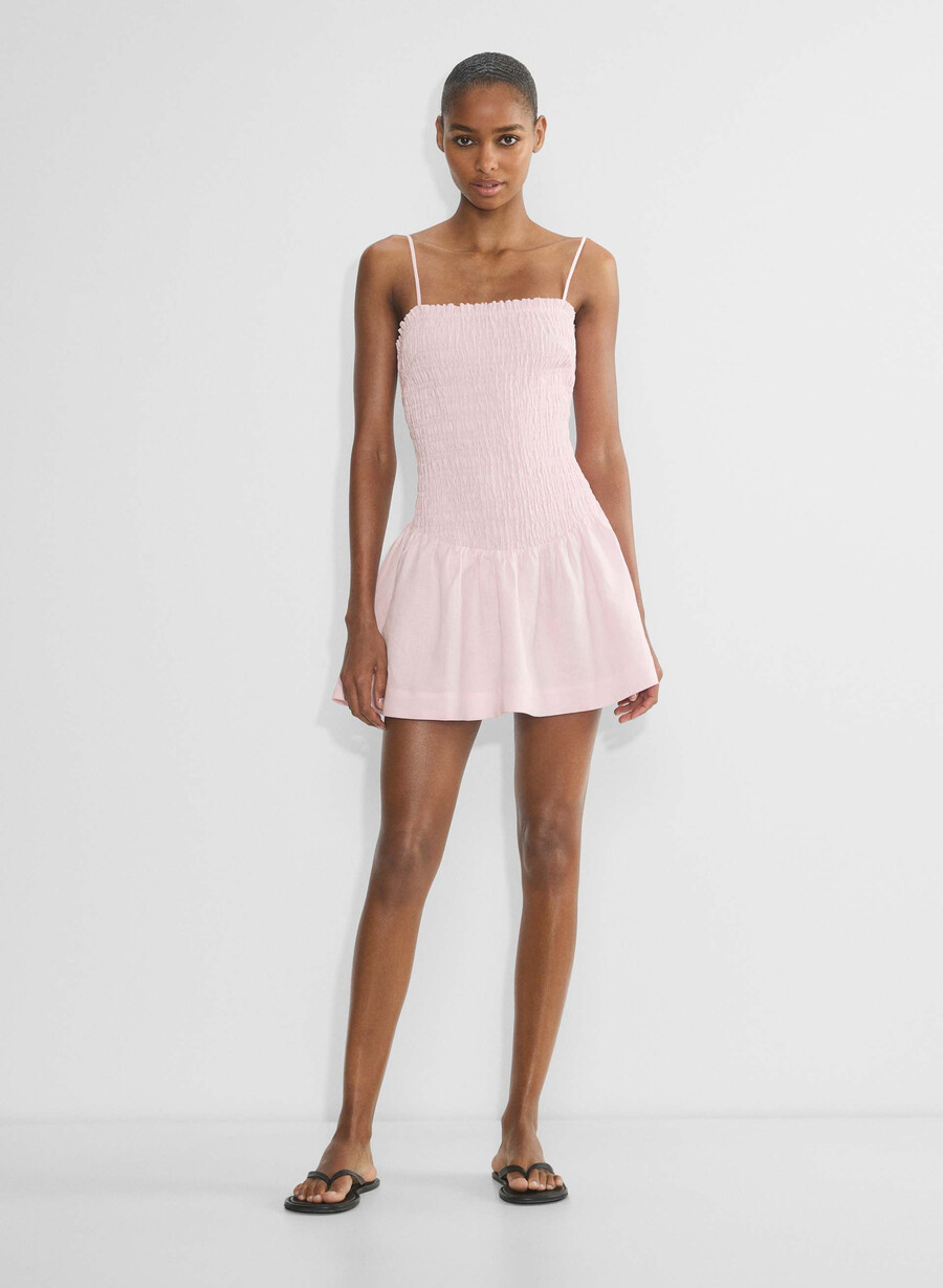 rochie corinne din in villa roz