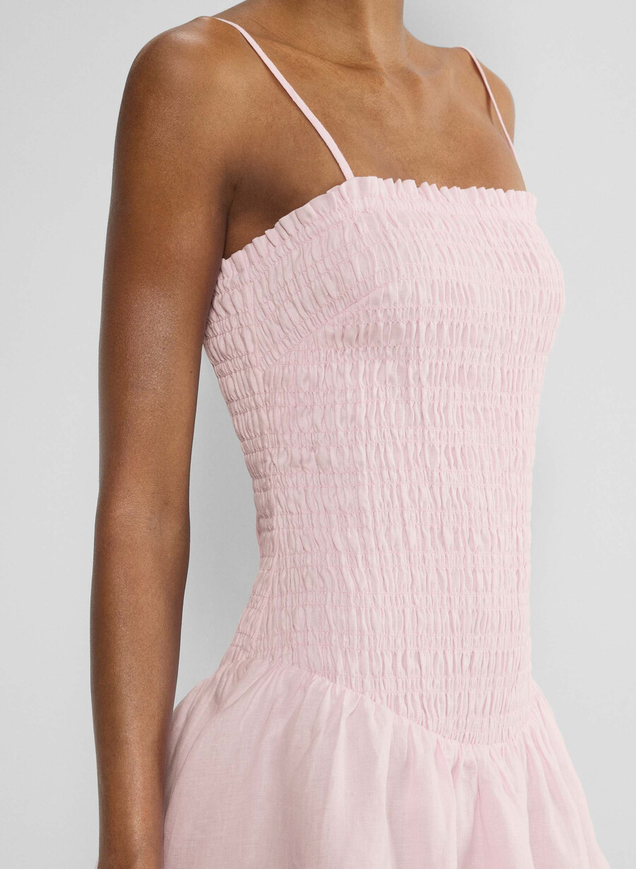 rochie corinne din in villa roz