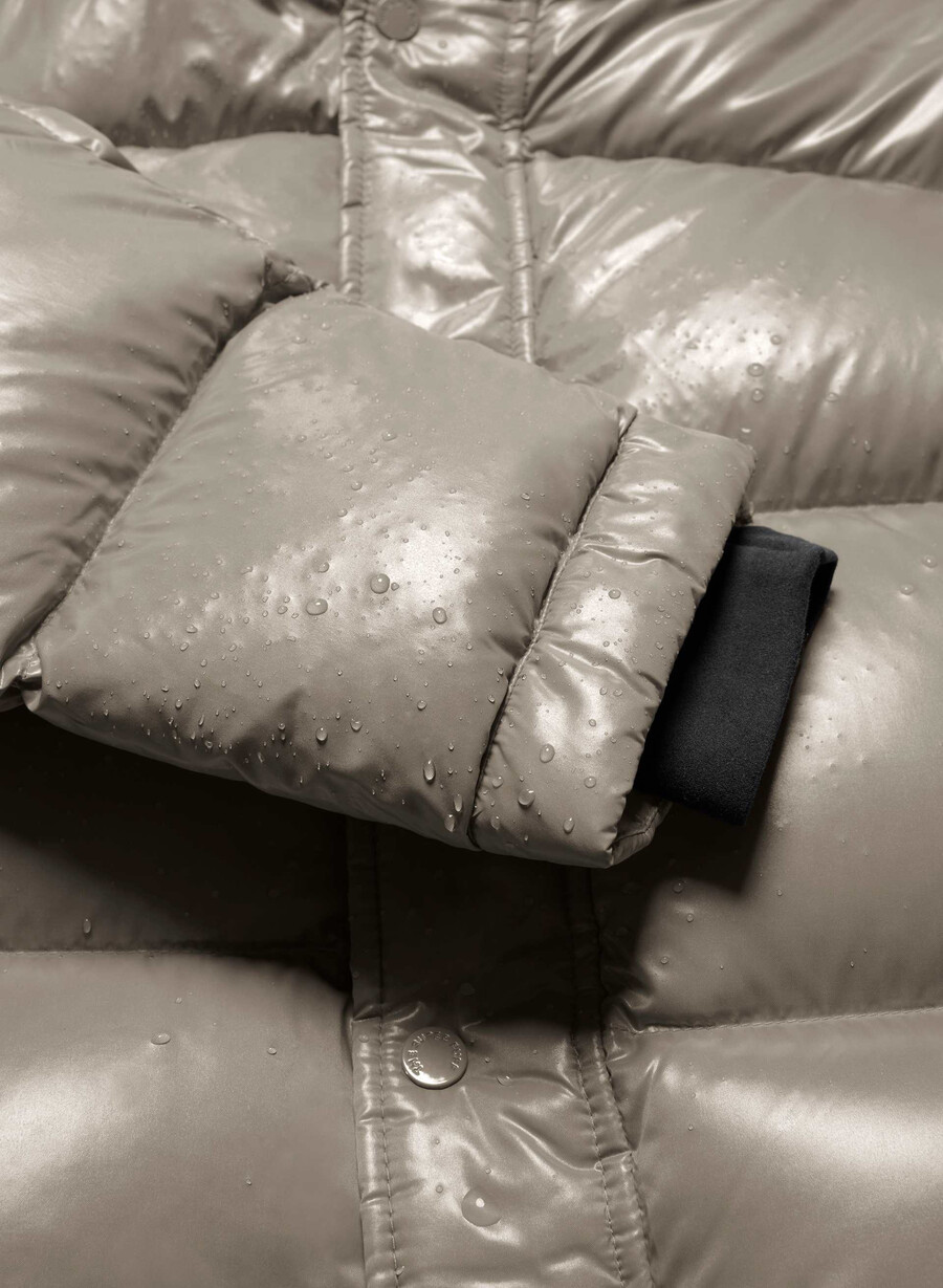 super puff lung - taupe modern cu luciu intens