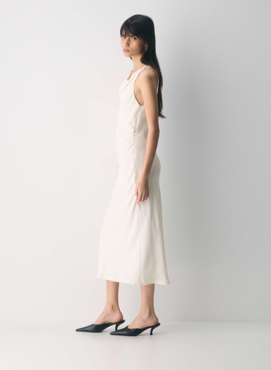 rochie de cont mesteacĂn deschis