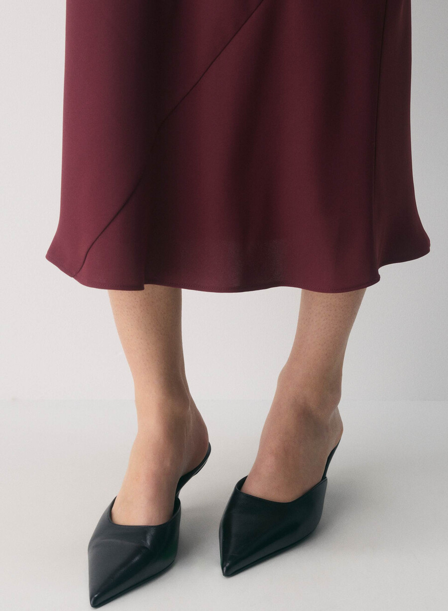 rochie de cont sumac burgundy