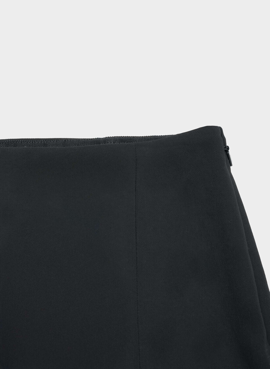 daphne skort - crepette negru