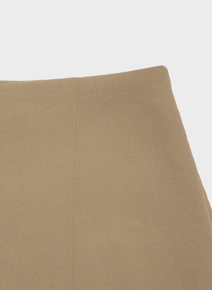 daphne skort - crepette folio brown
