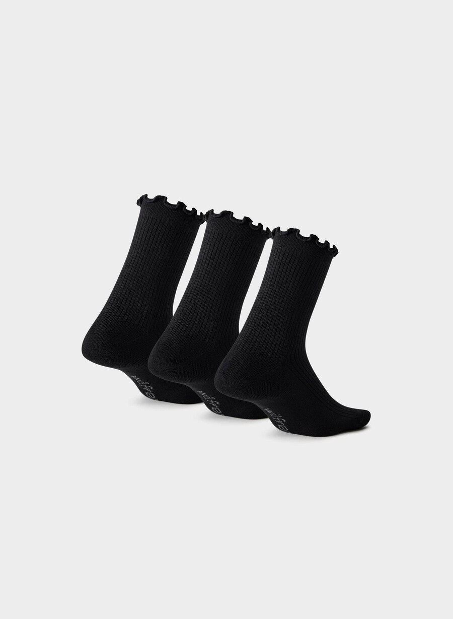Șosete sugarplum crew set 3 buc. negre