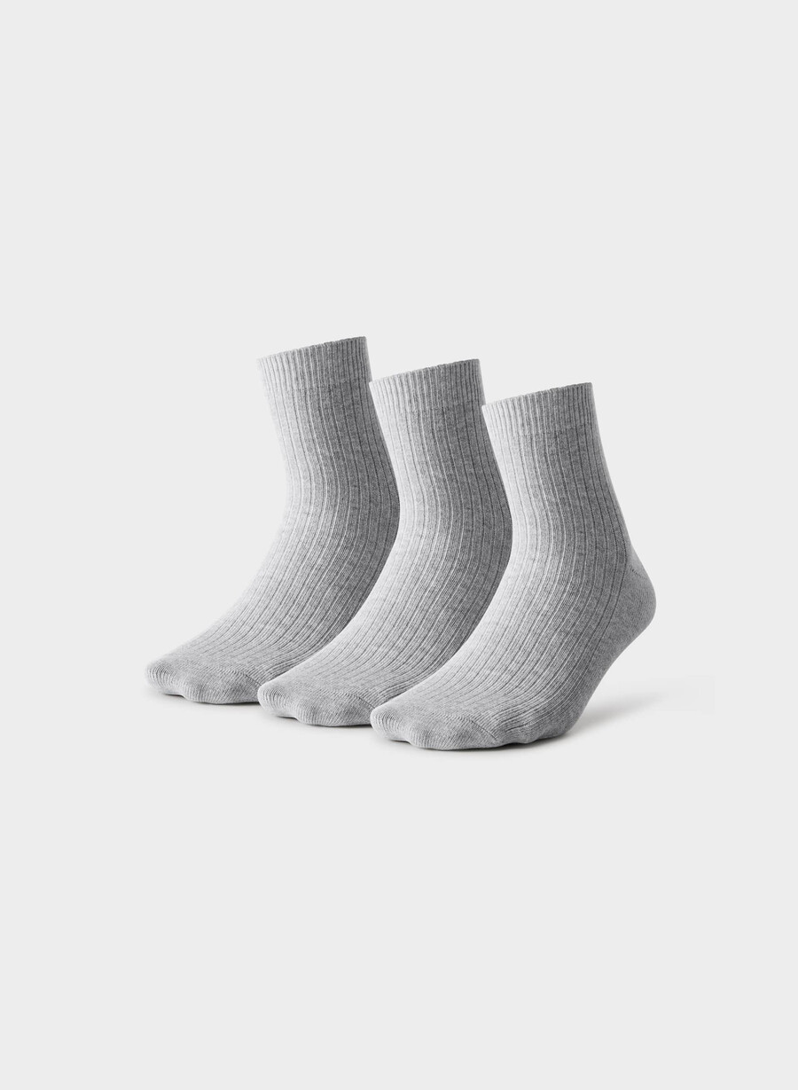 Șosete zilnice pentru gleznă set de 3 heather chrome